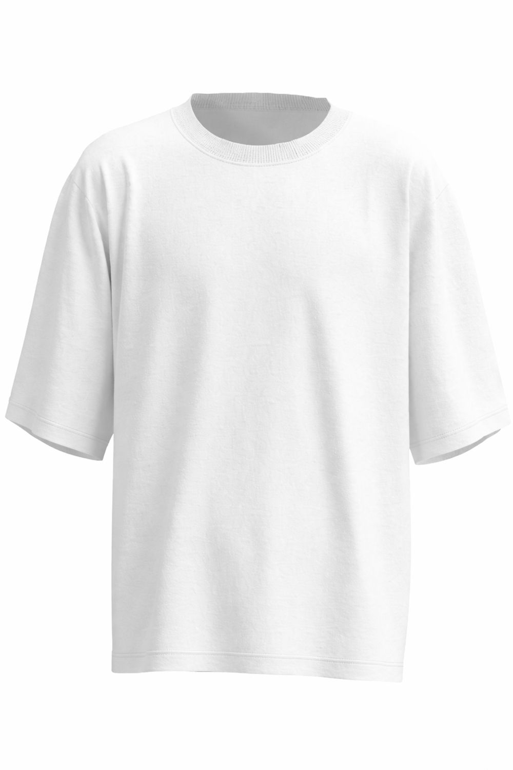 MOVE. T-Shirt White (RTD), Backprint - Heavy Weight (295GSM, 100% Cotton) Boxy Cropped Fit